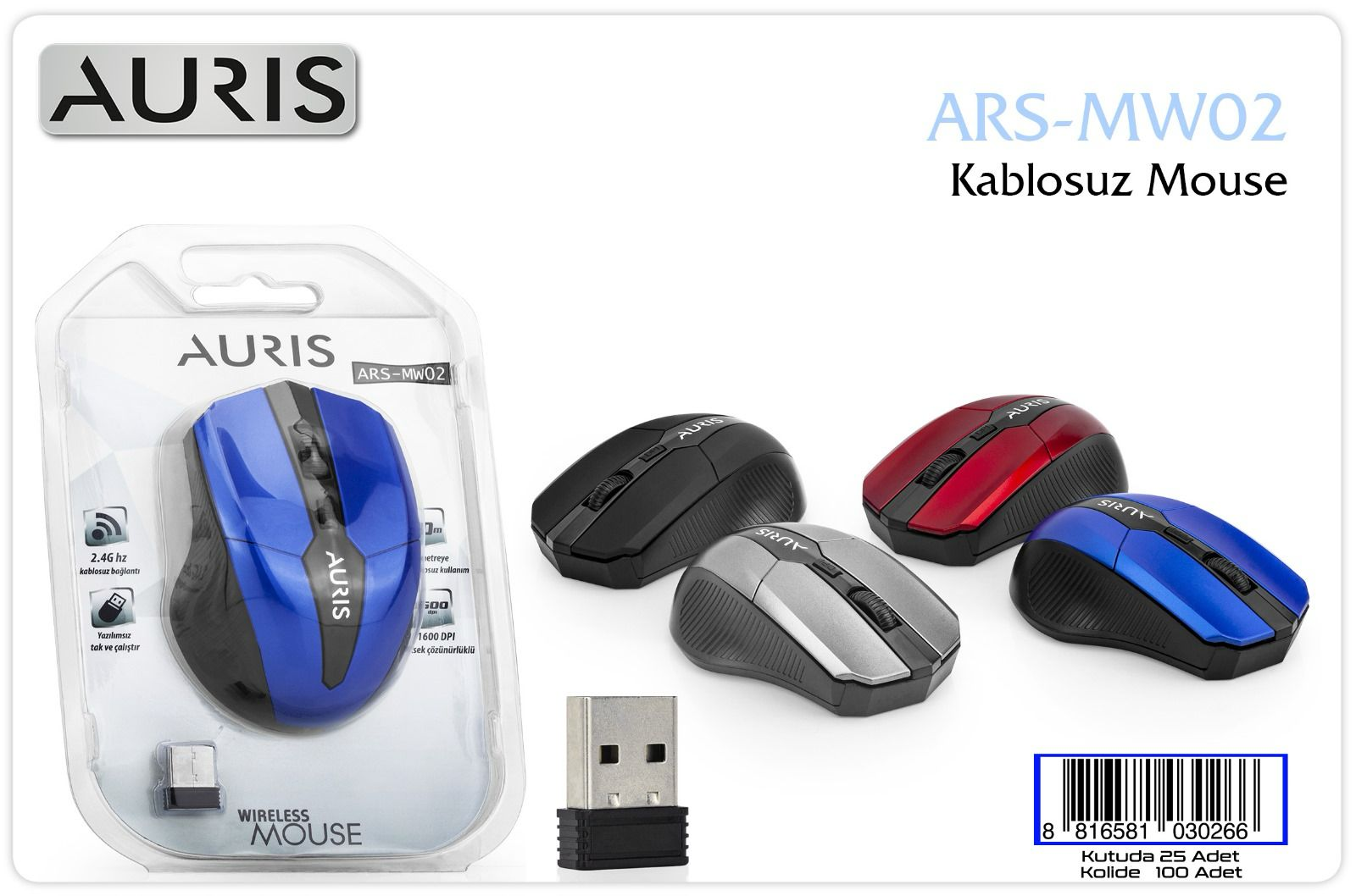 MW02 MOUSE WIRELESS