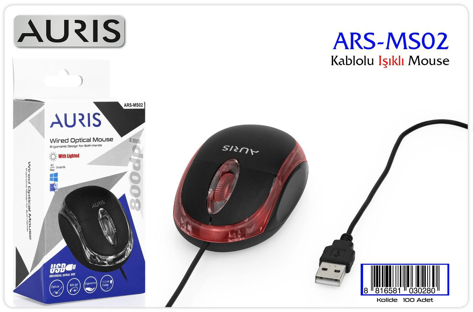 MS02 MOUSE KABLOLU