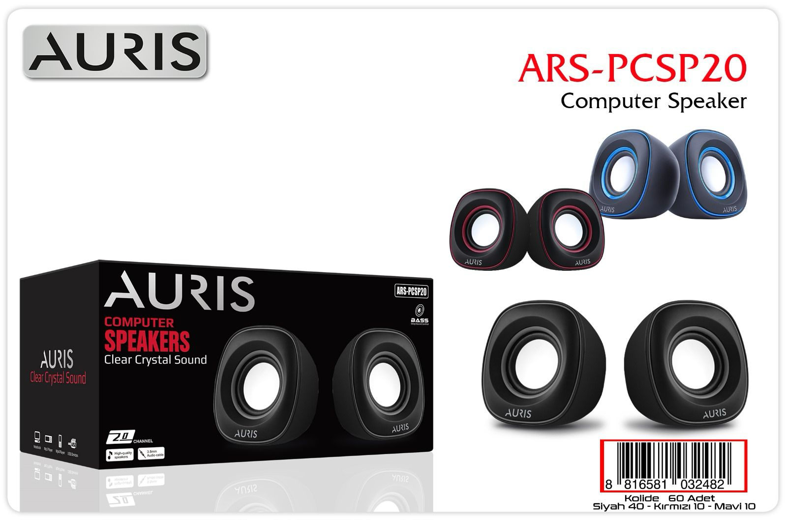 AURIS PCSP20 SPEAKER PC