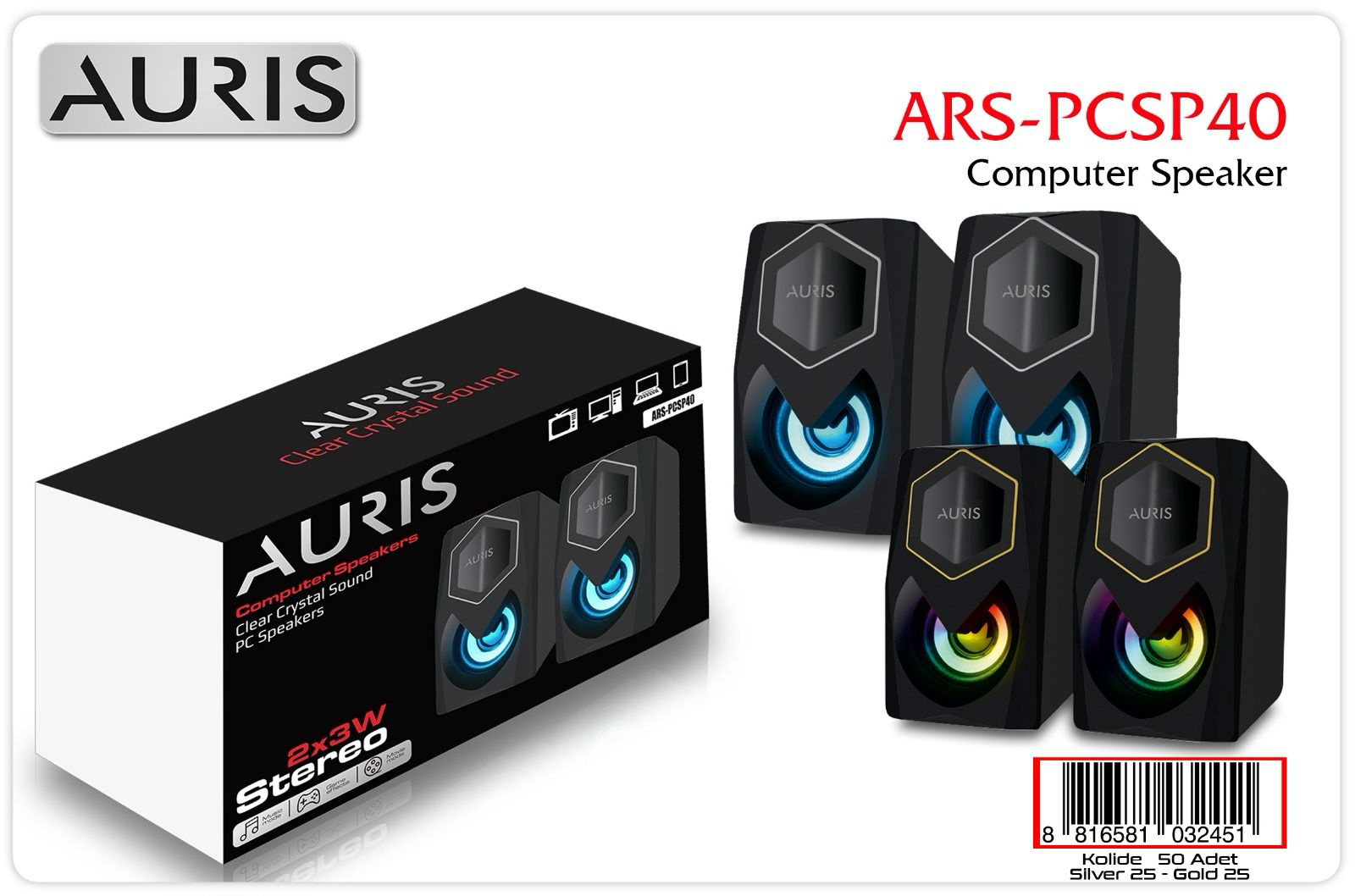 AURIS PCSP40 SPEAKER PC